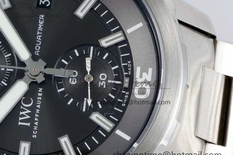 MIROTIME 0509 EasyCare Aquatimer Chrono SS V6SF 1:1 Best Edition Gray Dial on SS Bracelet A 7035